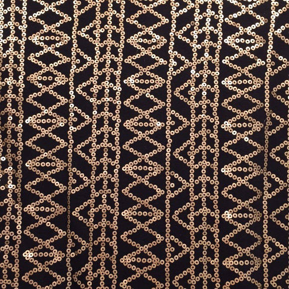 NWT Dolce Vita Gold and Black Sequin Party Dress - Picture 5 of 8